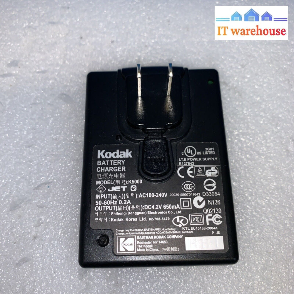 Kodak Easyshare Li-Ion Rapid K5000 Digital Camera Battery Charger