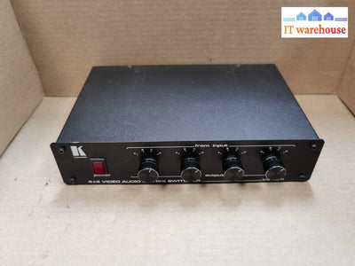 $ Kramer Vs-6Eii 4X4 Audio/Video Matrix Switcher For Production/Cctv