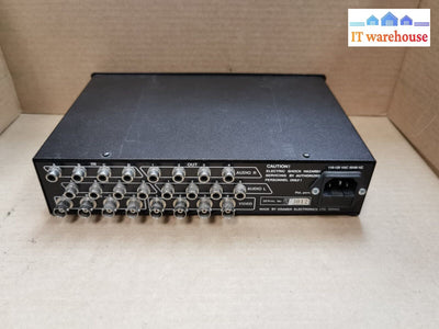 $ Kramer Vs-6Eii 4X4 Audio/Video Matrix Switcher For Production/Cctv