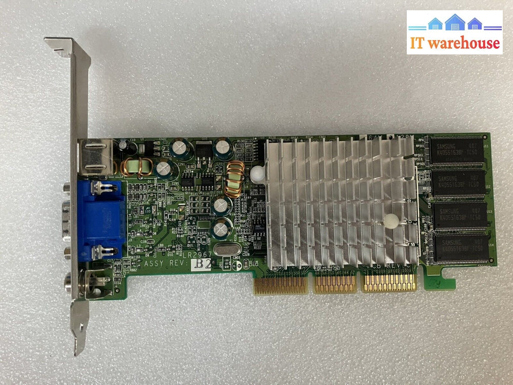 ~ Leadtek Winfast 128Mb A340 Pro Lr2967 Vga Video S-Vid Graphics Card Unit / Gpu