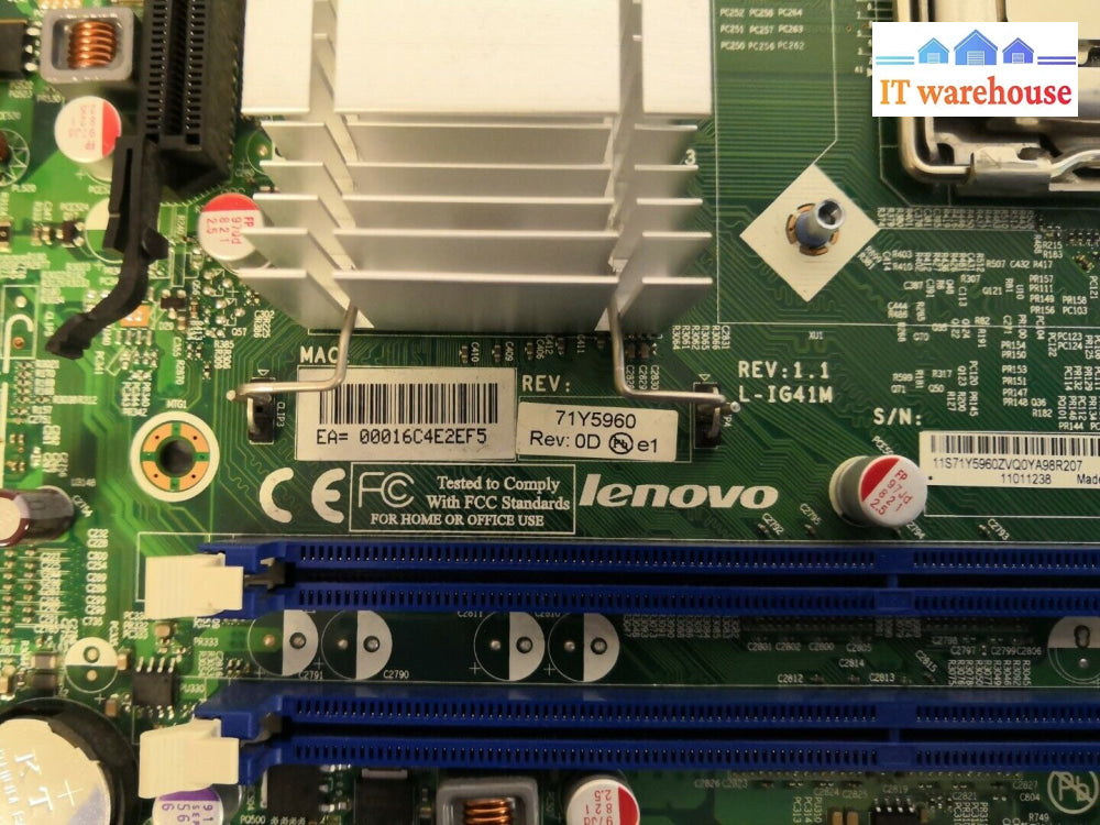 + Lenovo 71Y6838 Motherboard 71Y5960 2.6Hz Cpu E5300 W/ I/O Shield @@@