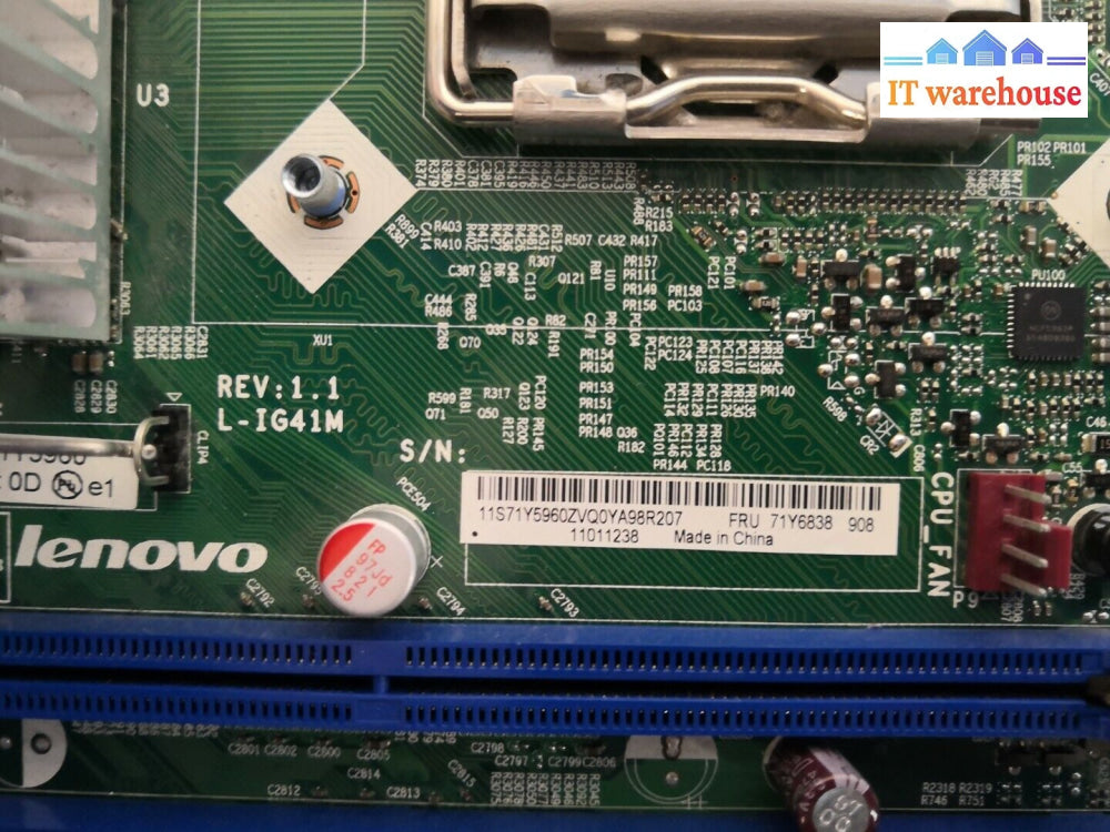 + Lenovo 71Y6838 Motherboard 71Y5960 2.6Hz Cpu E5300 W/ I/O Shield @@@