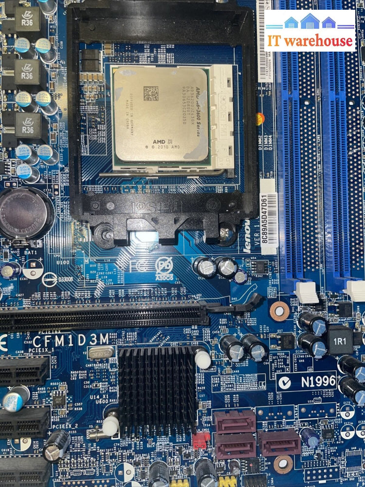 Lenovo Cfm1D3M Amd Motherboard + A6-3600 Cpu