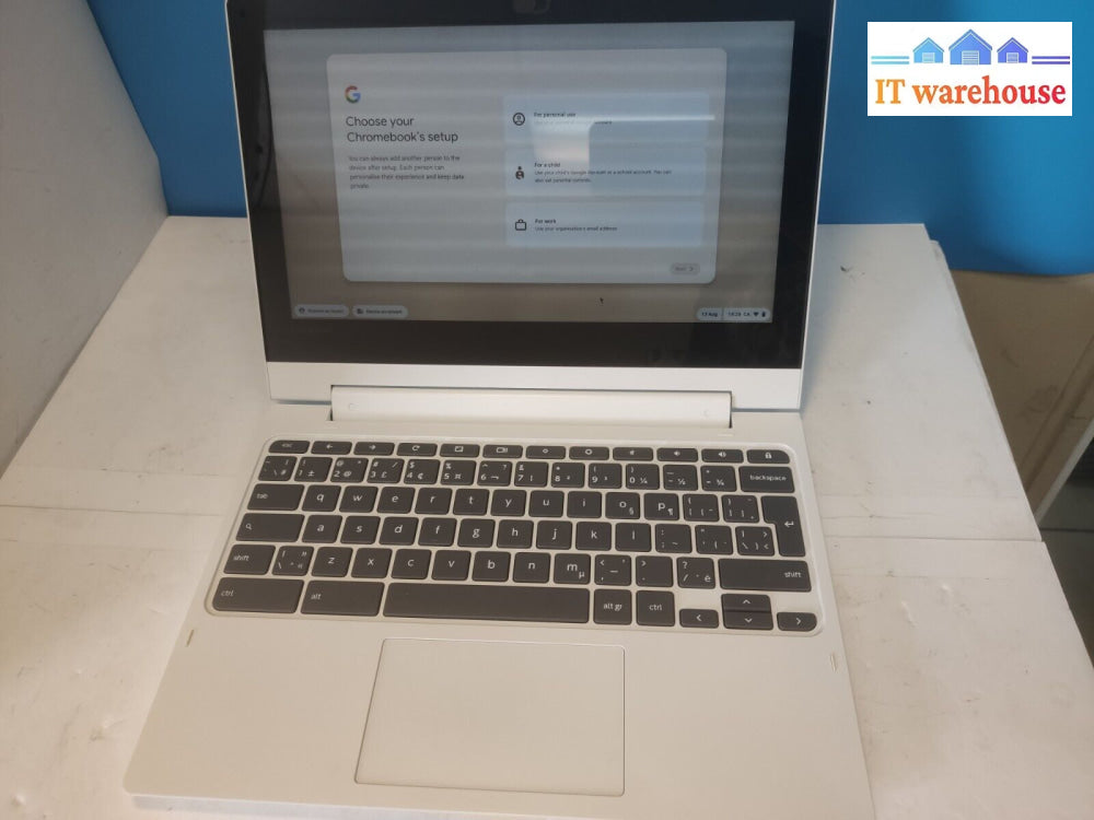 Lenovo Chromebook C330 11.6’’Touchscreen Mediatek Mt8173C 4Gb Ram 64Gb Mmc Typec~