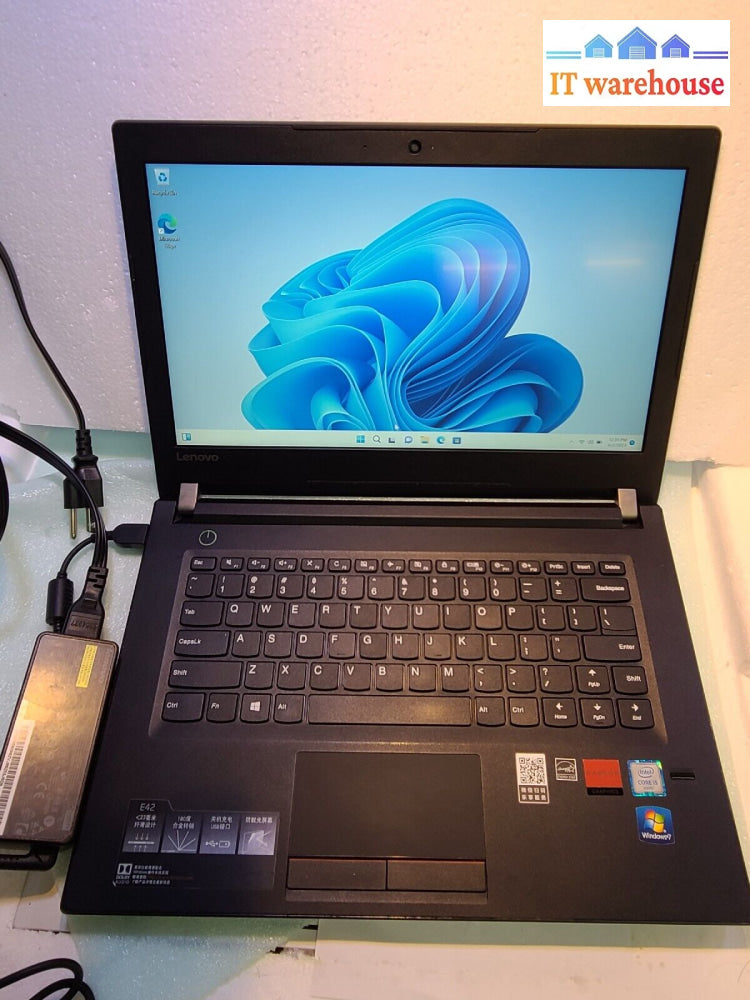 - Lenovo E42-80 14’ Laptop W /I5-6267U Cpu/8Gb Ddr4/500Gb Ssd/Amd R7 Gpu/Win11