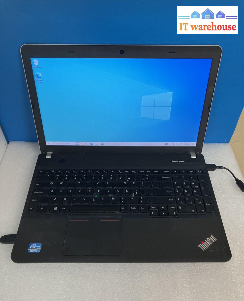 ~ Lenovo Edge 15.6’ Laptop I3-3120M Cpu /8Gb Ram /250Gb Ssd (Battery Dead Read)