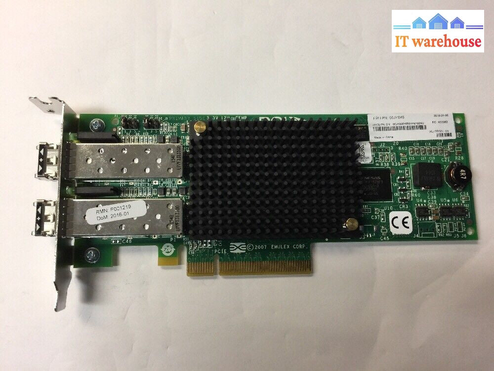 - Lenovo Emulex 8Gb Dual Channel Pcie X4 Fibre 00Jy848