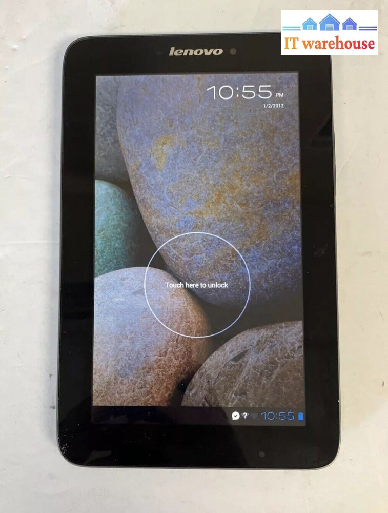 Lenovo Ideatab A2107A-F 7’’ Tablet With 8Gb Storage / Android 4 Black Wi-Fi ~