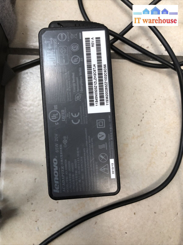 $ Lenovo Laptop Adapter 65W 20V