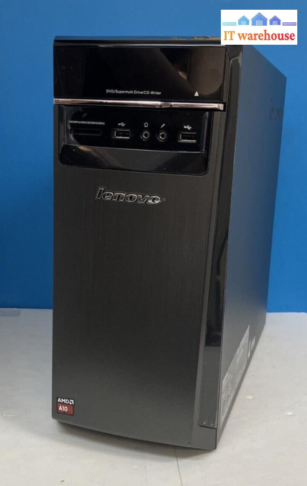 Lenovo Model 90Bg Desktop Amd A10-7800 R7 Cpu / 16Gb Ram 240Gb Ssd Win 10 ~