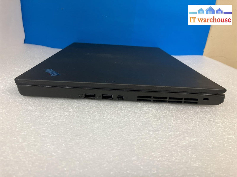 Lenovo T560 15.6’ Laptop Intel Cpu / No Ram Hdd (For Parts As Is Read) ~