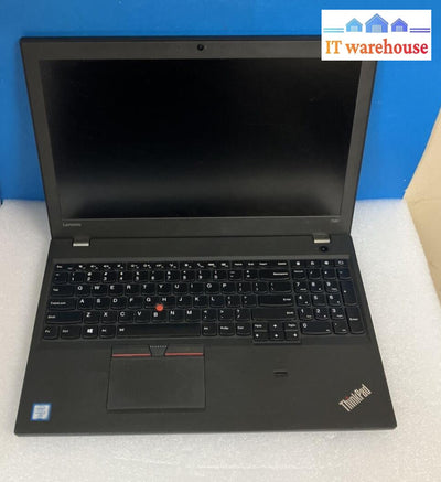 Lenovo T560 15.6’ Laptop Intel Cpu / No Ram Hdd (For Parts As Is Read) ~