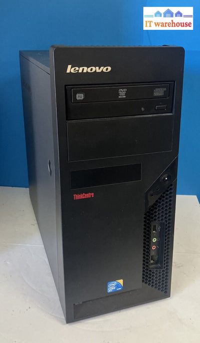 Lenovo Thinkcentre 6200 Desktop Intel C2D E8400 Cpu / 4Gb Ram 400Gb Hdd Xp ~