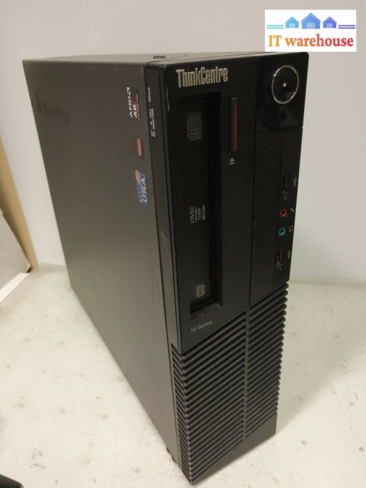 - Lenovo Thinkcentre M78 Sff Pc W/Amd A8-6500B /12Gb /128G New Ssd/Wifi / Win10