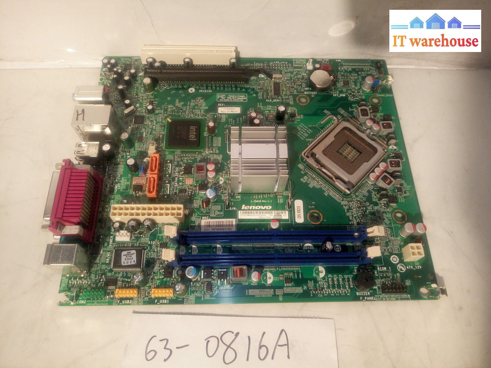 - Lenovo Thinkcentre P2U Motherboard L-Ig41N Ver 1.1 71Y6839 @@@