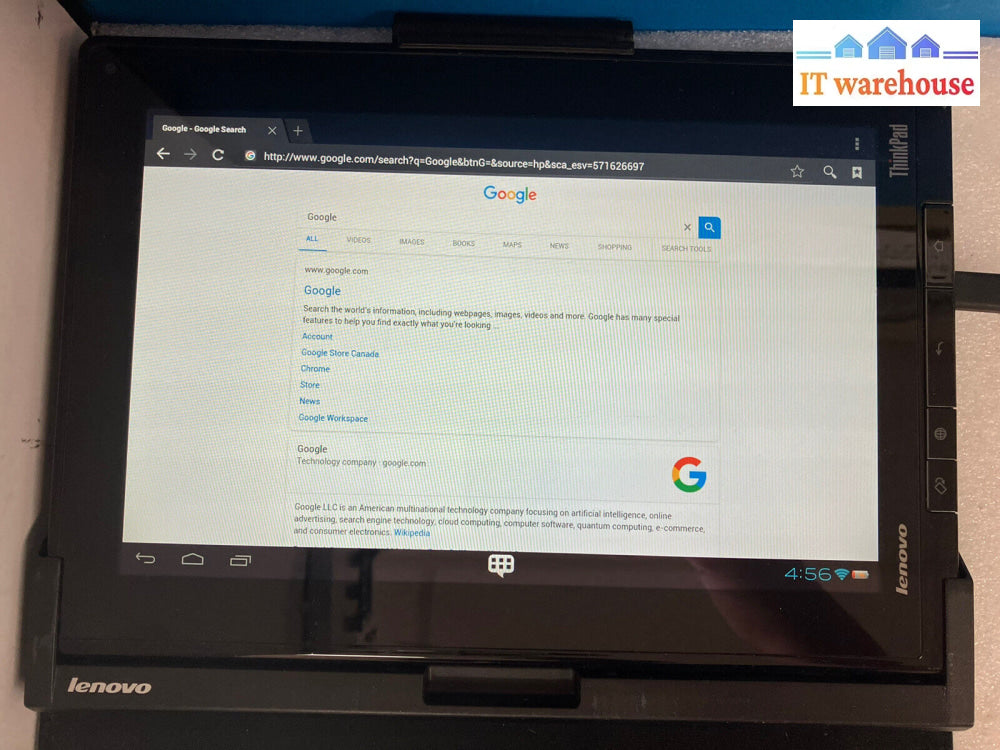 ~Lenovo Thinkpad 03X6354 10’ Android Tablet 60Gb Storage 183827F (Bad Battery)