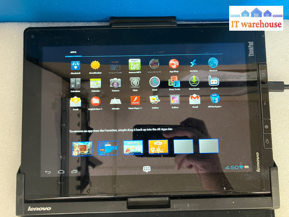 ~Lenovo Thinkpad 03X6354 10’ Android Tablet 60Gb Storage 183827F (Bad Battery)