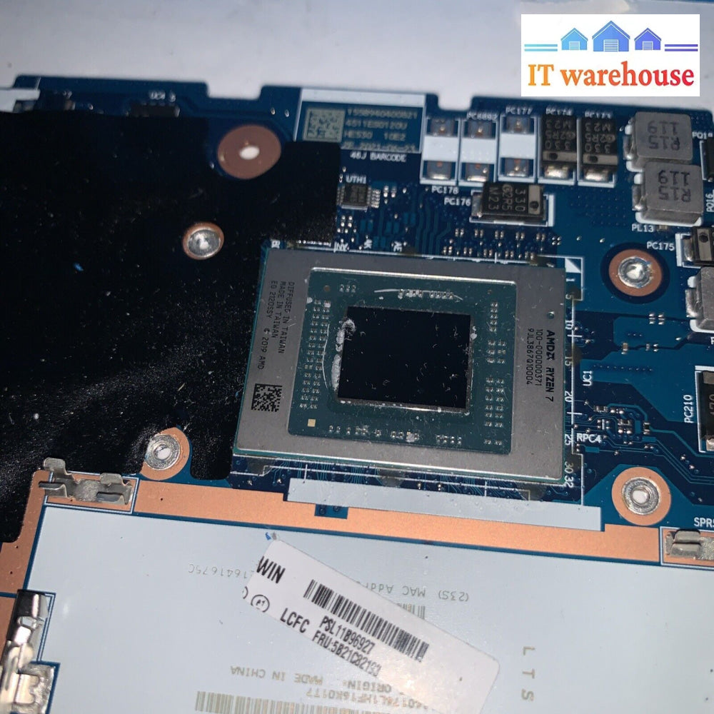 Lenovo Thinkpad E15 Gen 3 Motherboard Ryz7 5700U 8G 5B21C82193 (As Is)