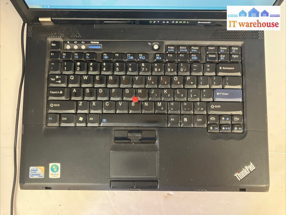 Lenovo Thinkpad T500 15.4’ Laptop Intel C2D Cpu 3Gb Ram 320Gb Hdd (No Battery) ~