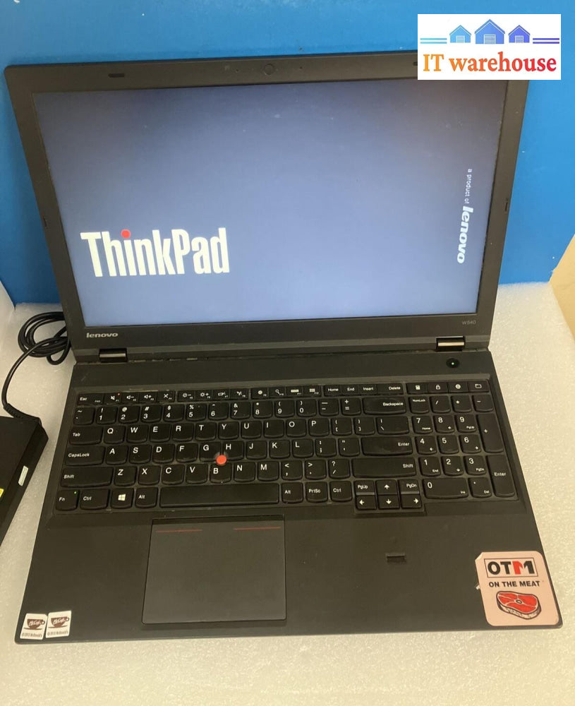 Lenovo Thinkpad W540 15. 6’ Laptop No Ram / No Hdd (For Parts As Is Read) ~