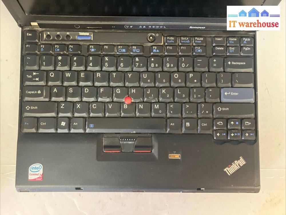 Lenovo Thinkpad X200 12.1’ Laptop Intel C2D Cpu 3Gb Ram 160Gb Hdd (No Battery) ~