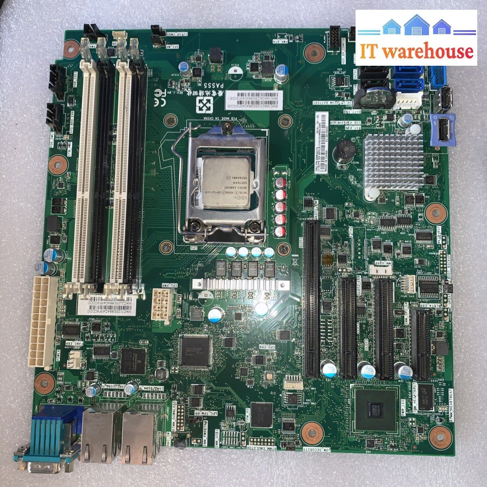 Lenovo X3100 M5 Server Motherboard- 00Mw275 With Xeon E3-1271 V3 Cpu