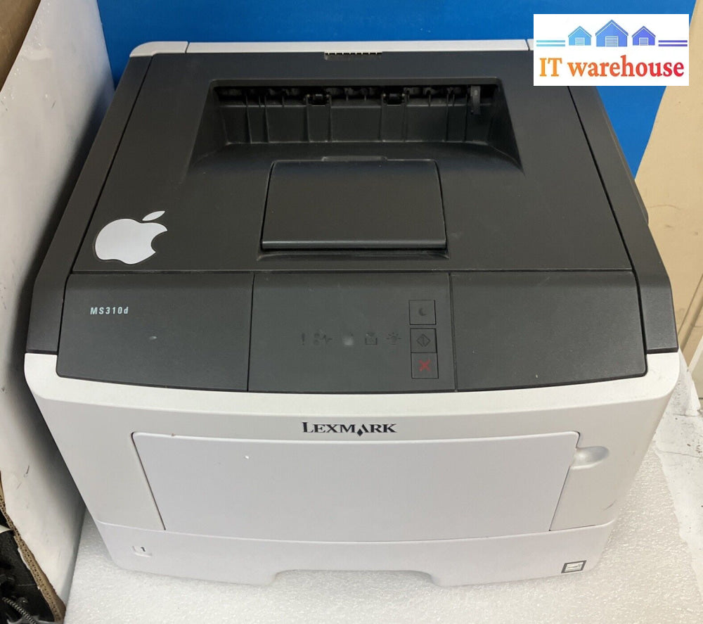 Lexmark Ms310D Duplex Monochrome Laser Printer Tested/Working ~