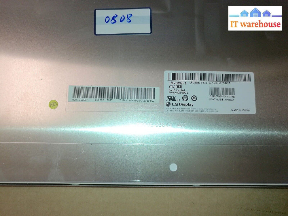 + Lg 23’ Lcd Screen Lm230Wf1 (Tl) (B3) 6091L-0893A Glossy