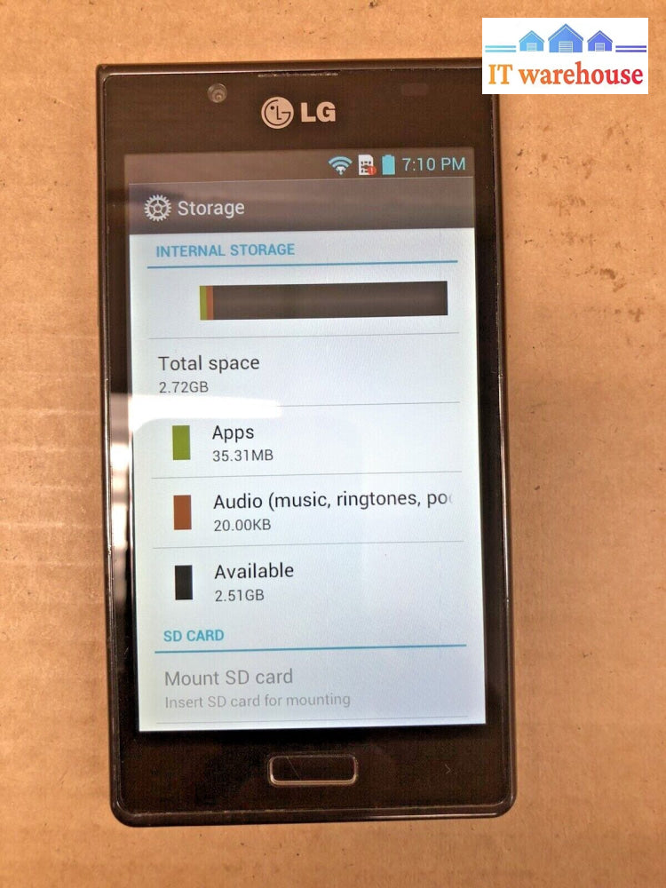 $ Lg Optimus L7 Smartphone 4.3’ Lg-P705G 3Gb Unlocked