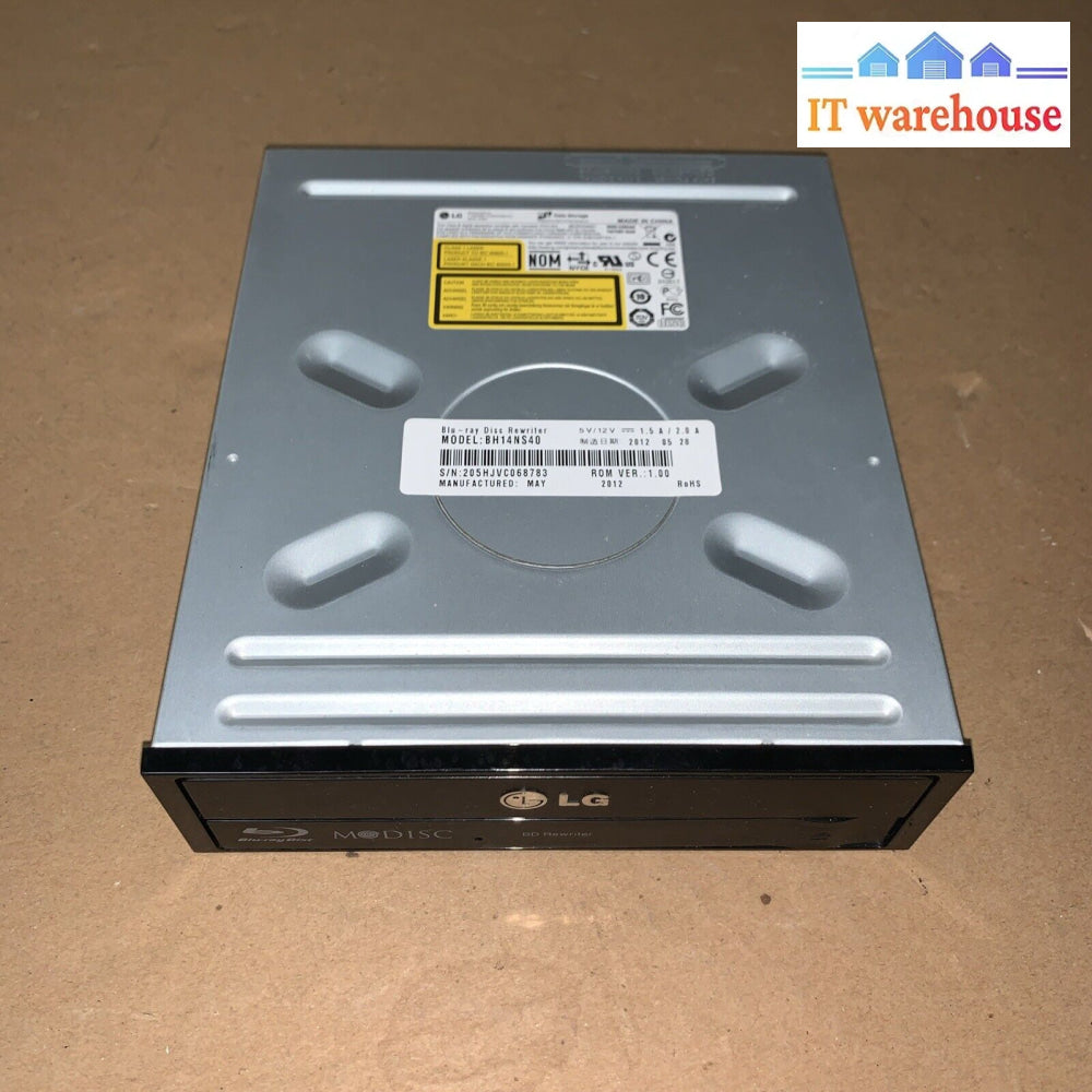 Lg Bh14Ns40 Internal Sata Blu-Ray Disc Rewriter Burner