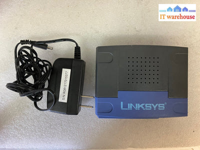 ~ Linksys Ezxs55W 5-Port Workgroup Switch 10/100 Etherfast