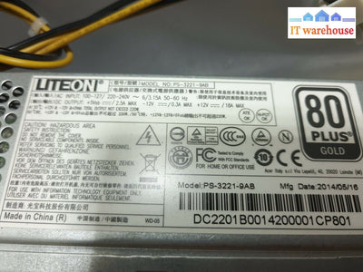 - Liteon Ps-3221-9Ab Psu For Acer Veriton B630 X4630G 220W Power Supply