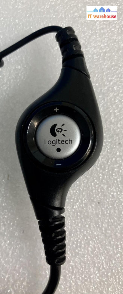 ~ Logitech Corded Usb Headset With Microphone Dzl-A-0052 *Tested*