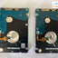 (Lot 2X) Seagate Mobile Hdd 1Tb Sata 2.5’’ Hard Drive 1Rk172 (1000 Days Remain) ~