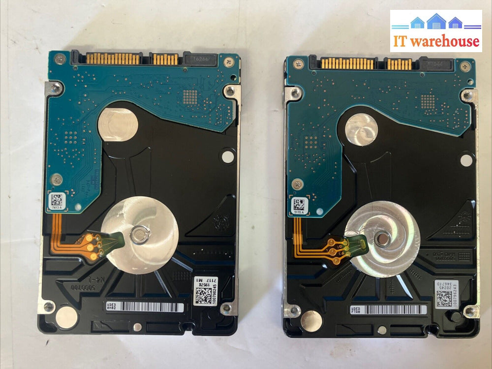 (Lot 2X) Seagate Mobile Hdd 1Tb Sata 2.5’’ Hard Drive 1Rk172 (1000 Days Remain) ~