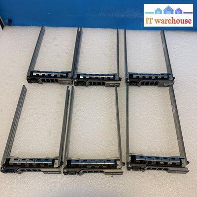 Lot (6) Original Dell 2.5’ Kg7Nr G176J Sata Sas Hdd Tray Caddy For R720 R620