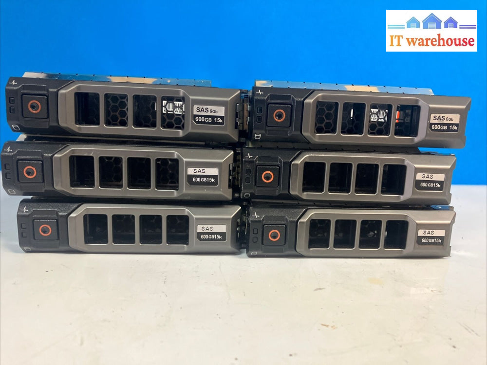 (Lot 6X) W347K Dell 600Gb 15K Sas 6Gbps 3.5’’ Hdd 0W347K 9Fn066-150 St3600057Ss~