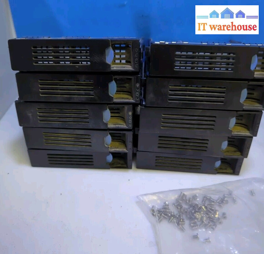 Lot Of 10 Chenbro 3.5 Sata/Sas Drive Caddy Rm11803-10A W/Screws -