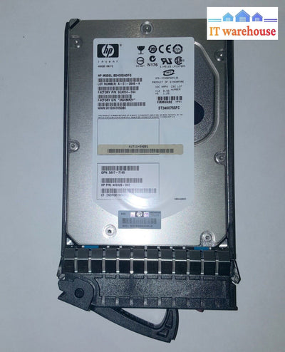 Lot Of 10 Hp 400Gb 10K Rpm Eva Fc Hard Drive 466277-001 (Qty Available) @@@