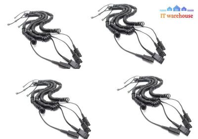 Lot Of 10 Plantronics Quick Disconnect Qd Cable For H Series Headsets @@@