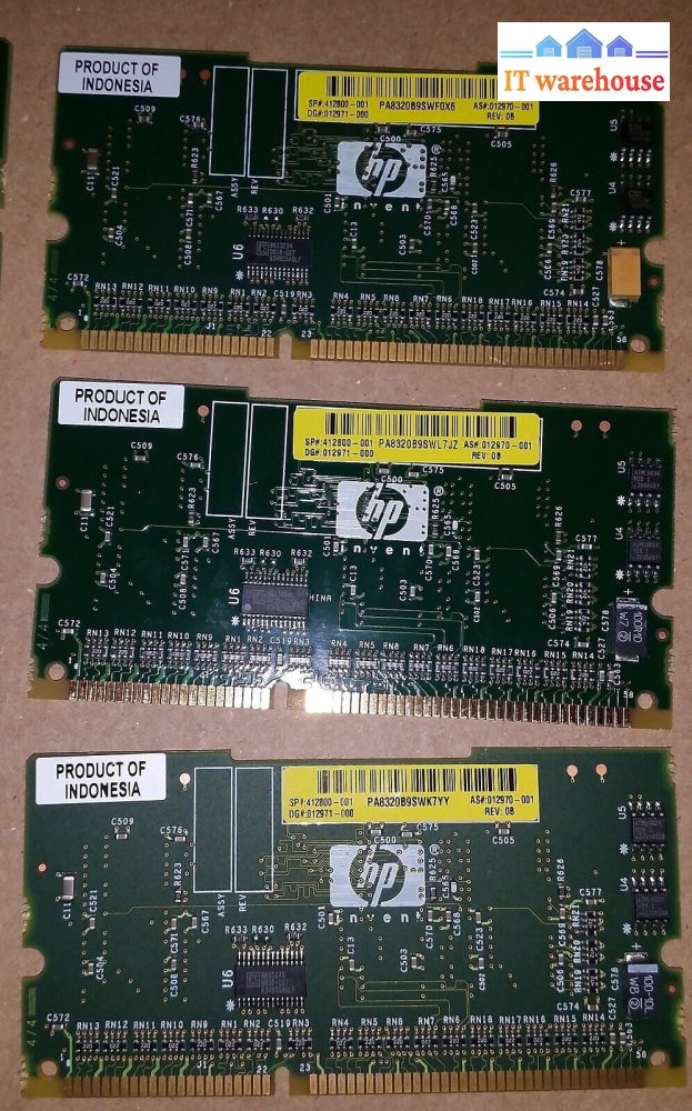 Lot Of 11 Hp Smart Array E200I 64Mb Cache Memory Ram 412800-001 As# 012970-001