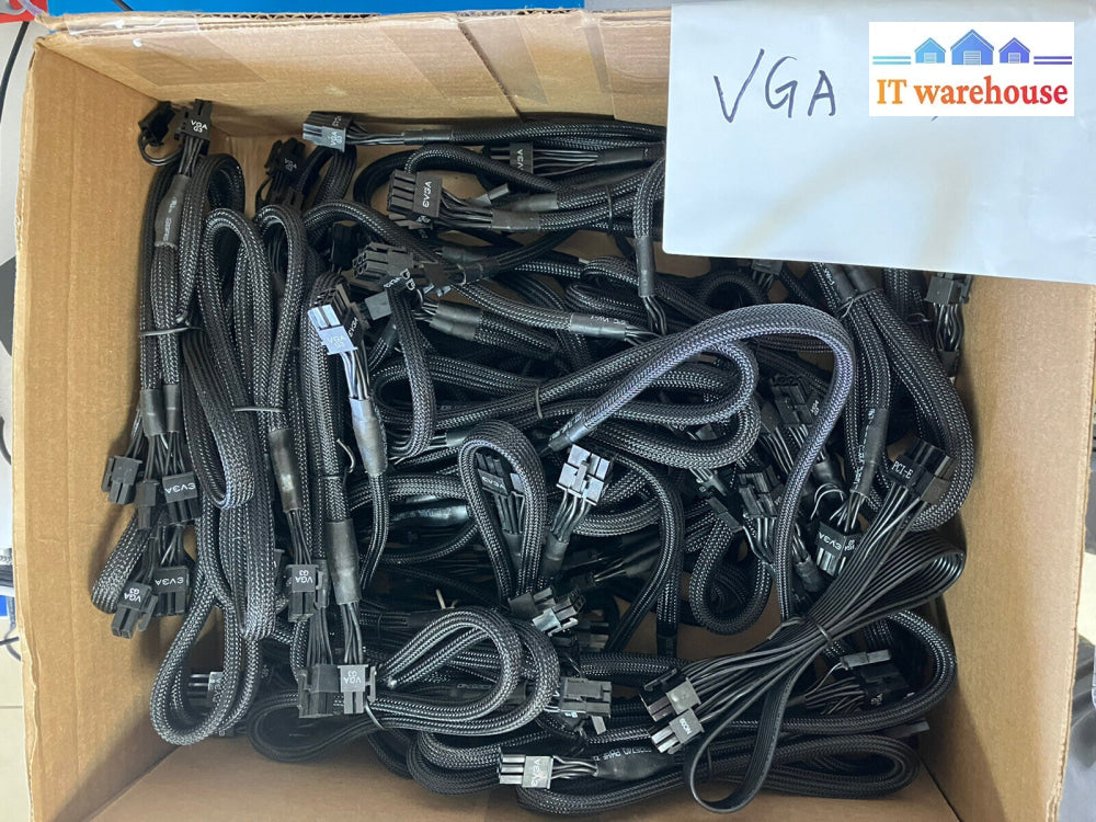 ~ (Lot Of 15) Evga Vga G3 Pcie Psu Cable 8-Pin To (6-Pin + 2-Pin)