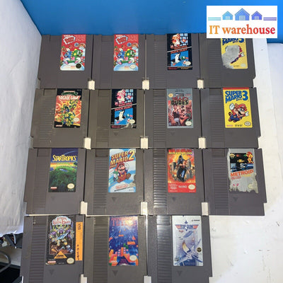 Lot Of 15 Vintage Nintendo Video Games