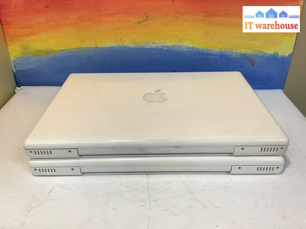 Lot Of 2 Apple 13”Laptop A1181 2007 Intel C2D T7200 2Ghz 2Gb 80Gb Os X 10.7.5