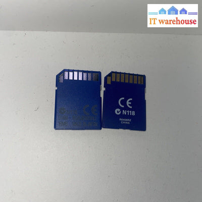 (Lot Of 2) Canon 16 Mb Sd Memory Card Sdc-16M For Powershot Cameras