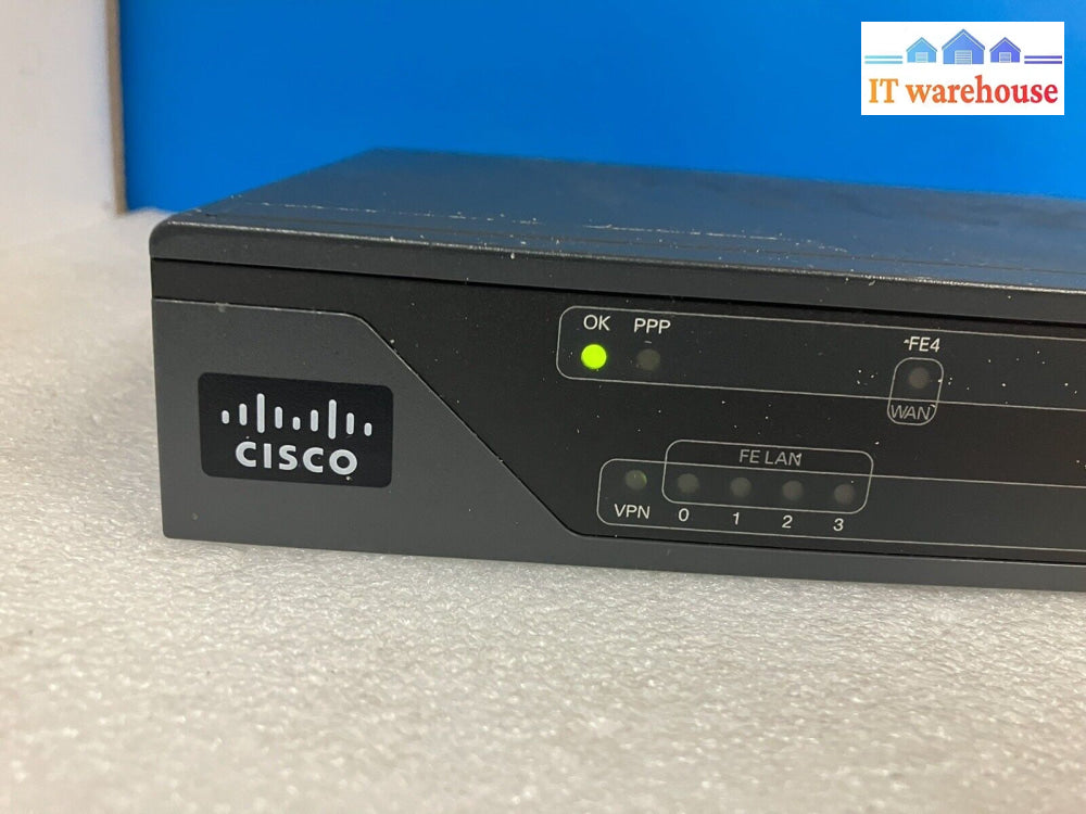 ~ (Lot Of 2) Cisco 800 Series 881 4-Port Integrated Services Router Cisco881-K9