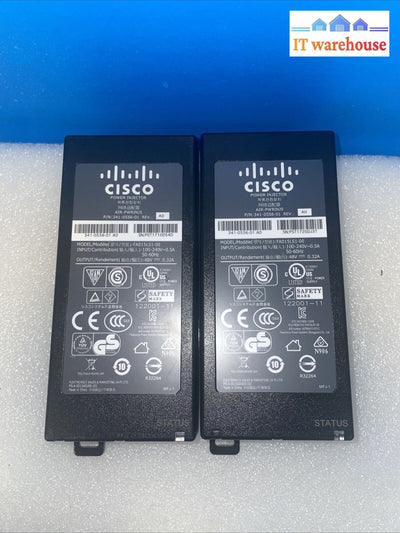 Lot Of 2 Cisco Power Injector Air-Pwrinj5 341-0556-01