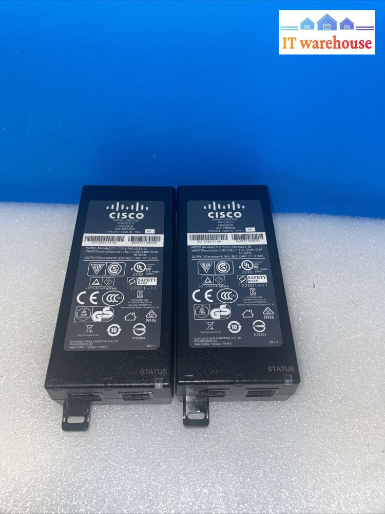 Lot Of 2 Cisco Power Injector Air-Pwrinj5 341-0556-01