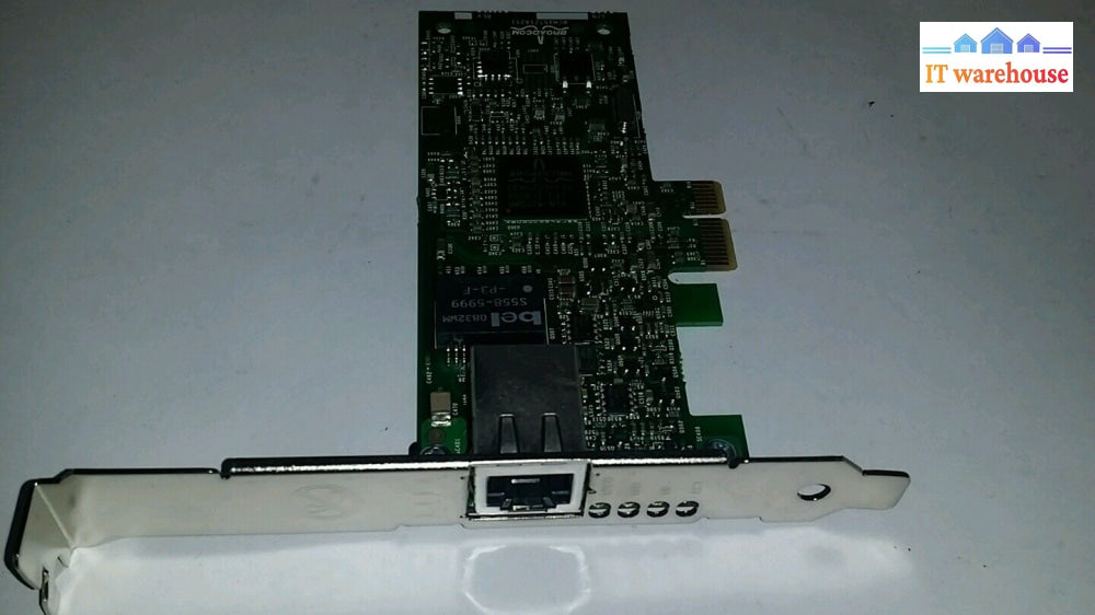 Lot Of 2 Dell Hf692 Pci-E Gigabit Broadcom 5721 Single Port Nic Card @@@