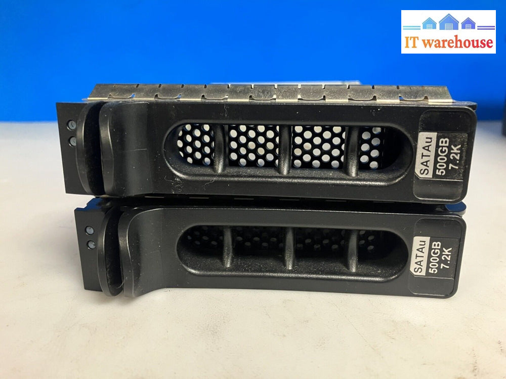 (Lot Of 2) Dell Poweredge Gen 10/11 3.5″ Satau 7.2K Caddy + Interposer 0Pn939 ~